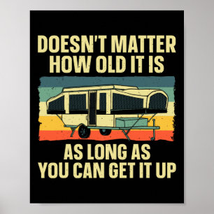 Beste Pop-Up Camper Kunst Voor Mannen Vrouwen Pop- Poster