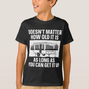 Beste Pop-Up Camper Kunst Voor Mannen Vrouwen Pop- T-shirt