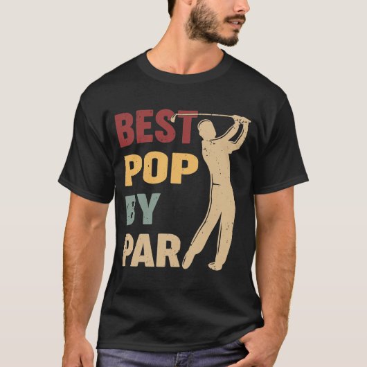 Beste Pop van Par Funny Golf T-shirt (Voorkant)