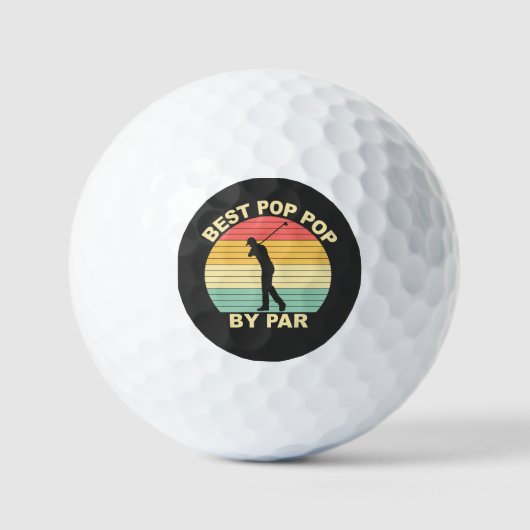 Beste Pop van Pop door Par - Golfing Golfballen (Voorkant)
