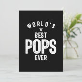 Beste Poppen van de wereld ooit | Grootvader Gift Bedankkaart (Staand voorkant)