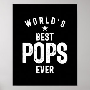 Beste Poppen van de wereld ooit Grootvader Gift Poster