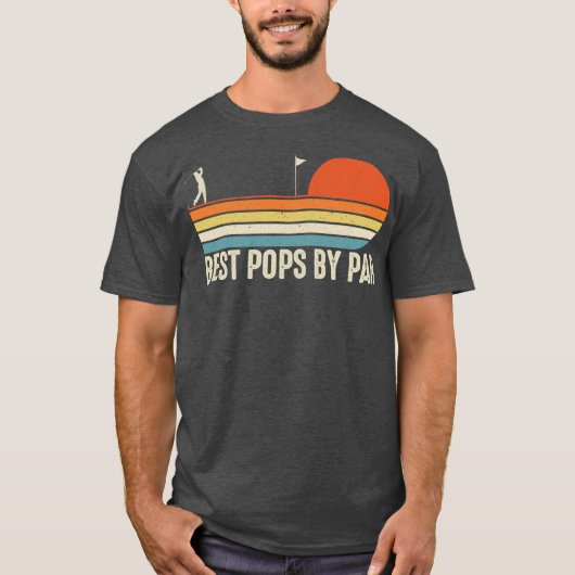 Beste Poppen van Par Funny Golf Father Day Gift T-shirt (Voorkant)