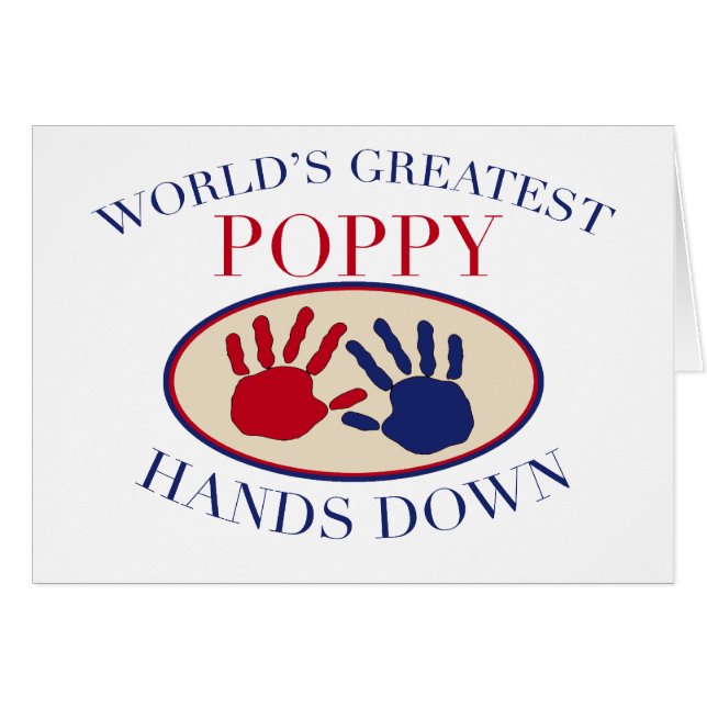 Beste Poppy Hands Down (Voorkant Horizontaal)