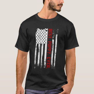 Beste Poppy Ooit Amerikaanse Vlag Fatherâ€™S Dag P T-shirt