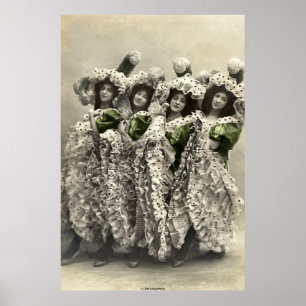BESTE POSTERS - HUMOR - CANCAN DANSERESSEN - FOTOG