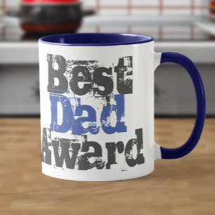 Beste prijs voor vader in blauw en grijs mok