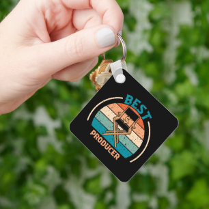 Beste Producent - Retro Style Sleutelhanger