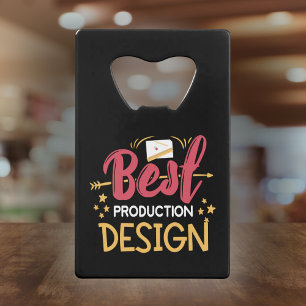 Beste Productie Ontwerp - Film Crew Gift Kredietkaart Flessenopener