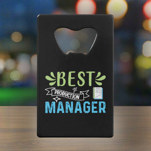 Beste Productiemanager - Film Crew Kredietkaart Flessenopener