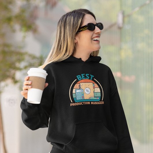 Beste Productiemanager - Retro Hoodie