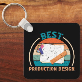 Beste Productieontwerp - Retro Stijl Sleutelhanger