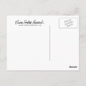 Beste professor... Briefkaart (Achterkant)