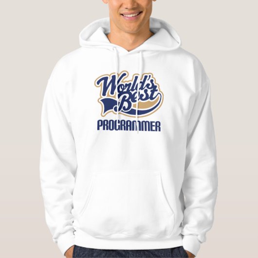 Beste programmeur van werelden hoodie (Voorkant)