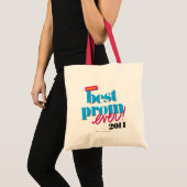 Beste Prom-server - Aqua Tote Bag (Voorkant (product))