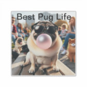 Beste Pug Life Sticker (Voorkant)
