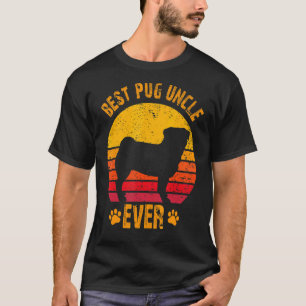 Beste Pug Oom Ooit Grappig Cadeau Oom T-shirt