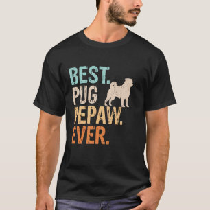 Beste Pug Opa Ooit Hond Liefhebber Grootvader Grap T-shirt