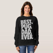 Beste Pug Papa Ooit - Dog Pug Father Gift Classic  Trui (Voorkant volledig)