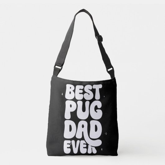 Beste pug vader ooit Canvas tas (Voorkant)