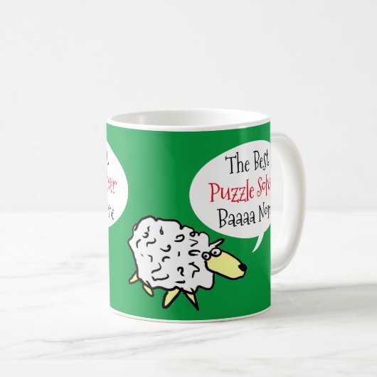 Beste Puzzel Solver Koffie Mok (Voorkant rechts)