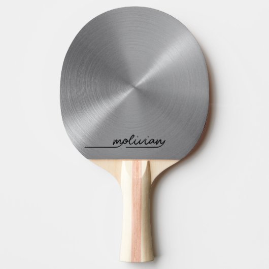 Beste Rackets Zilver Tafeltennisbatje (Voorkant)