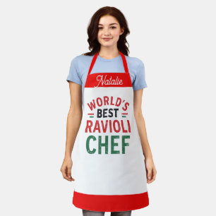 Beste Ravioli Chef ter Wereld - gepersonaliseer Schort