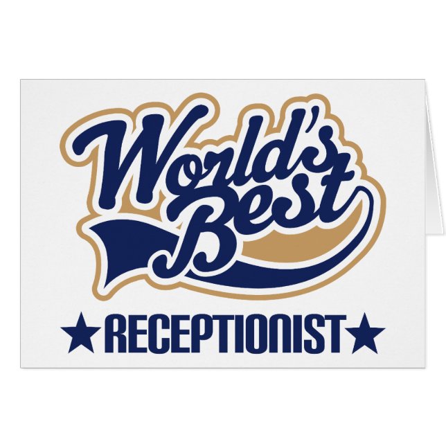 Beste receptioniste werelden (Voorkant Horizontaal)