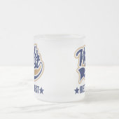 Beste receptioniste werelden matglas koffiemok (Center)