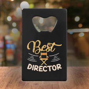 Beste regisseur - Filmmaker Gift Kredietkaart Flessenopener