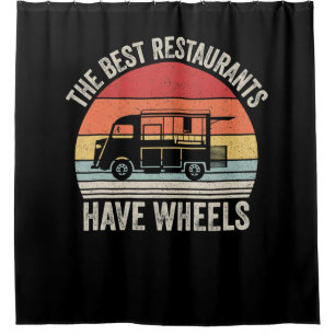 Beste restaurants hebben wielen cadeau voor taco- douchegordijn