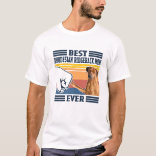 Beste Rhodezische Ridgeback Mam ooit Moeder D T-shirt