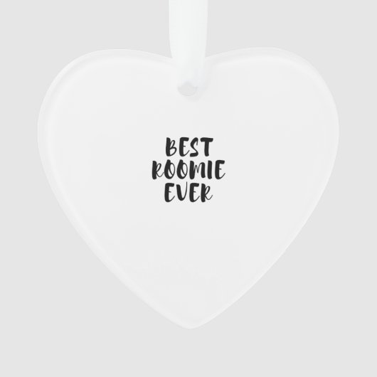 Beste roomie ooit ornament (voorkant)