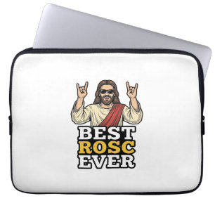 Beste Rosc Ooit Vintage Rock Hand Religieus Shirt_ Laptop Sleeve