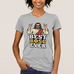 Beste Rosc Ooit Vintage Rock Hand Religieus Shirt_ T-shirt