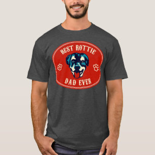Beste rottie pa ooit Rottweiler Dog Love T-shirt