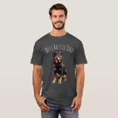 Beste Rottie Rottweiler Dog Dad T-shirt (Voorkant volledig)