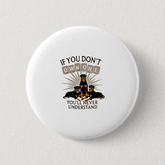 Beste Rottweiler Kunst Voor Mannen Vrouwen Kindere Ronde Button 5,7 Cm