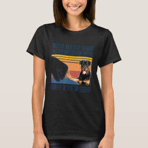 Beste rottweiler mam ooit hond moeder moeders t-shirt