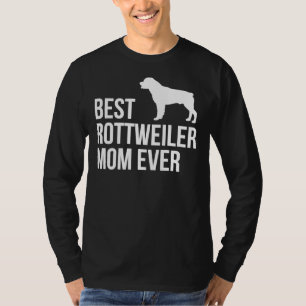 Beste Rottweiler Moeder Meisjes Vrouwen Rottie T-shirt