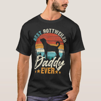 Beste rottweiler, papa ooit,  t-shirt