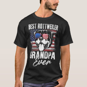 Beste rottweiler vader ooit Amerikaanse vlag T-shirt