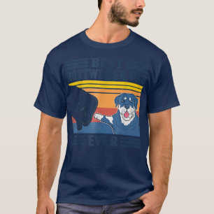 Beste rottweiler vader ooit Funny Dog Lover vader' T-shirt
