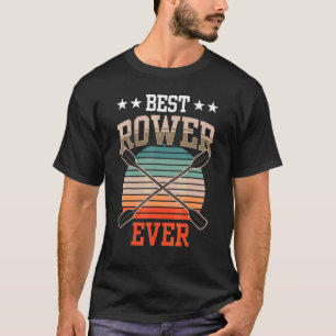Beste Rower-ooit-roewerende roewersport T-shirt
