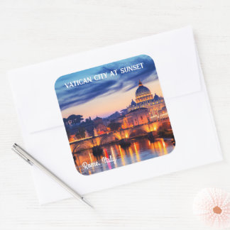Beste rustige plekken in Italië Vierkante Sticker