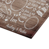 Beste Santa Cookie Snijplank (Hoek)