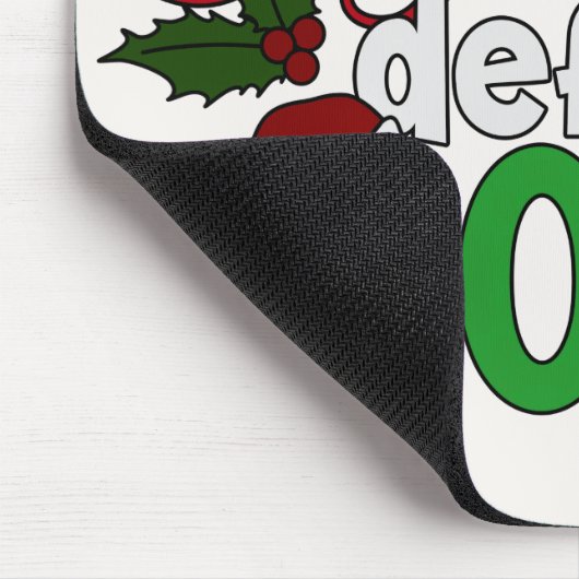 Beste Santa Define Goede Kerstmis | Mousepad Muismat (Hoek)