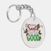 Beste Santa Define Goede Kerstmis | SLEUTELHANGER (Voorkant Links)