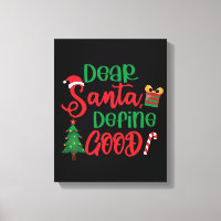 Beste Santa Define Good Funny Kerstmis