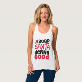 Beste Santa Define Good Funny Kerstmis | TANKTOP (Volledige Voorkant)